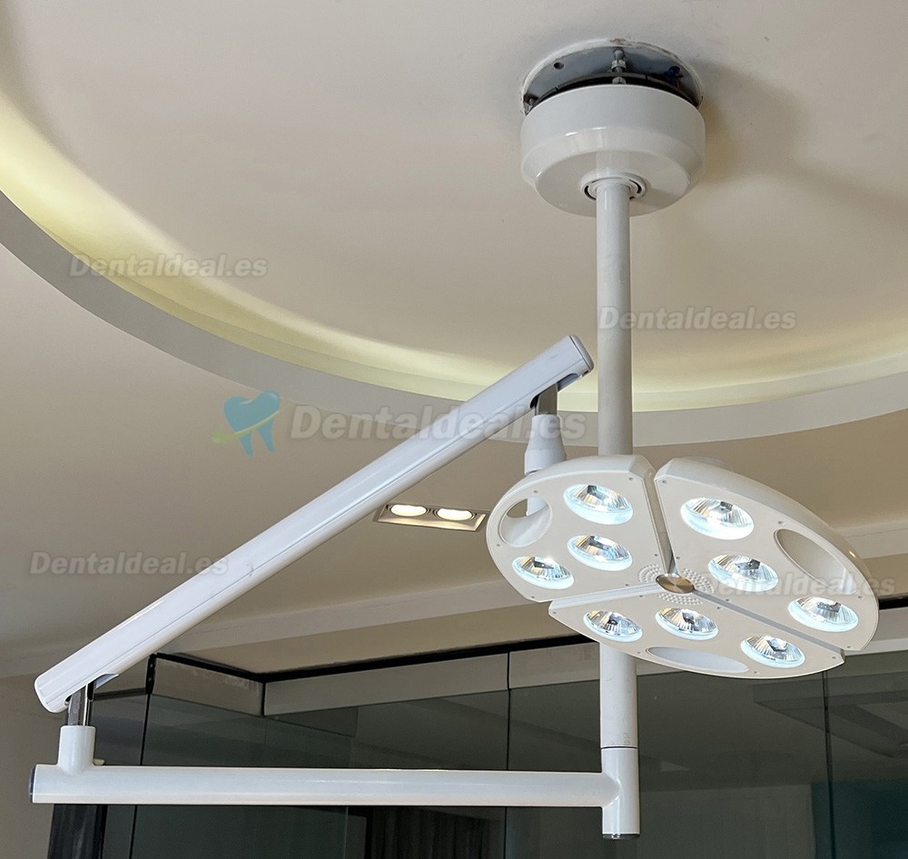 KWS KD-2012D-5 L&aacute;mpara Quir&uacute;rgica Dental LED de Techo 90W sin Sombras para Exploraci&oacute;n